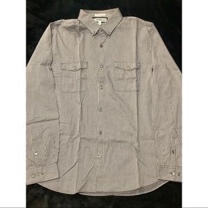 Express Men’s Striped Dress Shirt